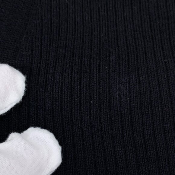 Dior Black Cashmere & Silk Cardigan With Bronze Trim - Picture 5 of 7